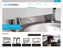 Tablet Screenshot of climainox.com